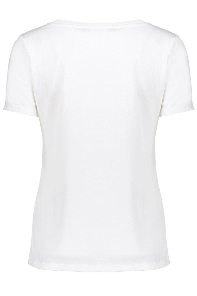 T SHIRT MET FOIL PRINT 52114 41 10 OFFWHITE/NAVY